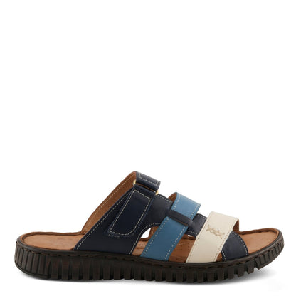 Spring Step ShoeS Olly Sandals Women’s Leather Slip On 1" Heel Slides Casual Sandals by Spring Step Shoes – Don't Panic Shoes