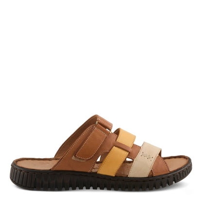 Spring Step ShoeS Olly Sandals Women’s Leather Slip On 1" Heel Slides Casual Sandals by Spring Step Shoes – Don't Panic Shoes