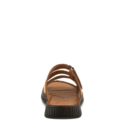 Spring Step ShoeS Olly Sandals Women’s Leather Slip On 1" Heel Slides Casual Sandals by Spring Step Shoes – Don't Panic Shoes