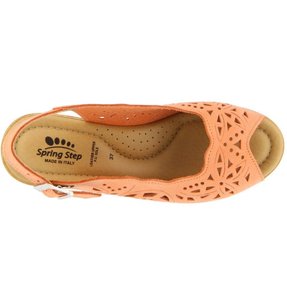 Spring Step ShoeS Orella Sandal Women’s Italian Leather Wedge Sandals by Spring Step Shoes – Don't Panic Shoes