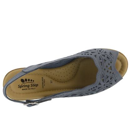 Spring Step ShoeS Orella Sandal Women’s Italian Leather Wedge Sandals by Spring Step Shoes – Don't Panic Shoes