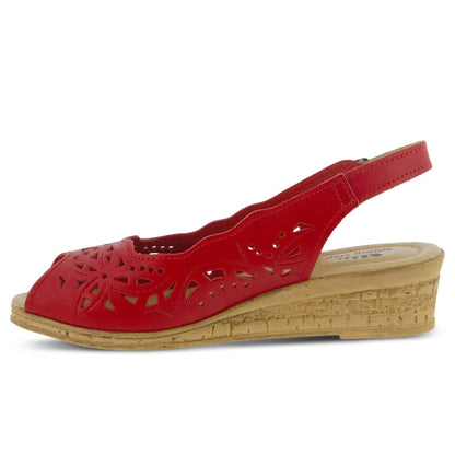 Spring Step ShoeS Orella Sandal Women’s Italian Leather Wedge Sandals by Spring Step Shoes – Don't Panic Shoes