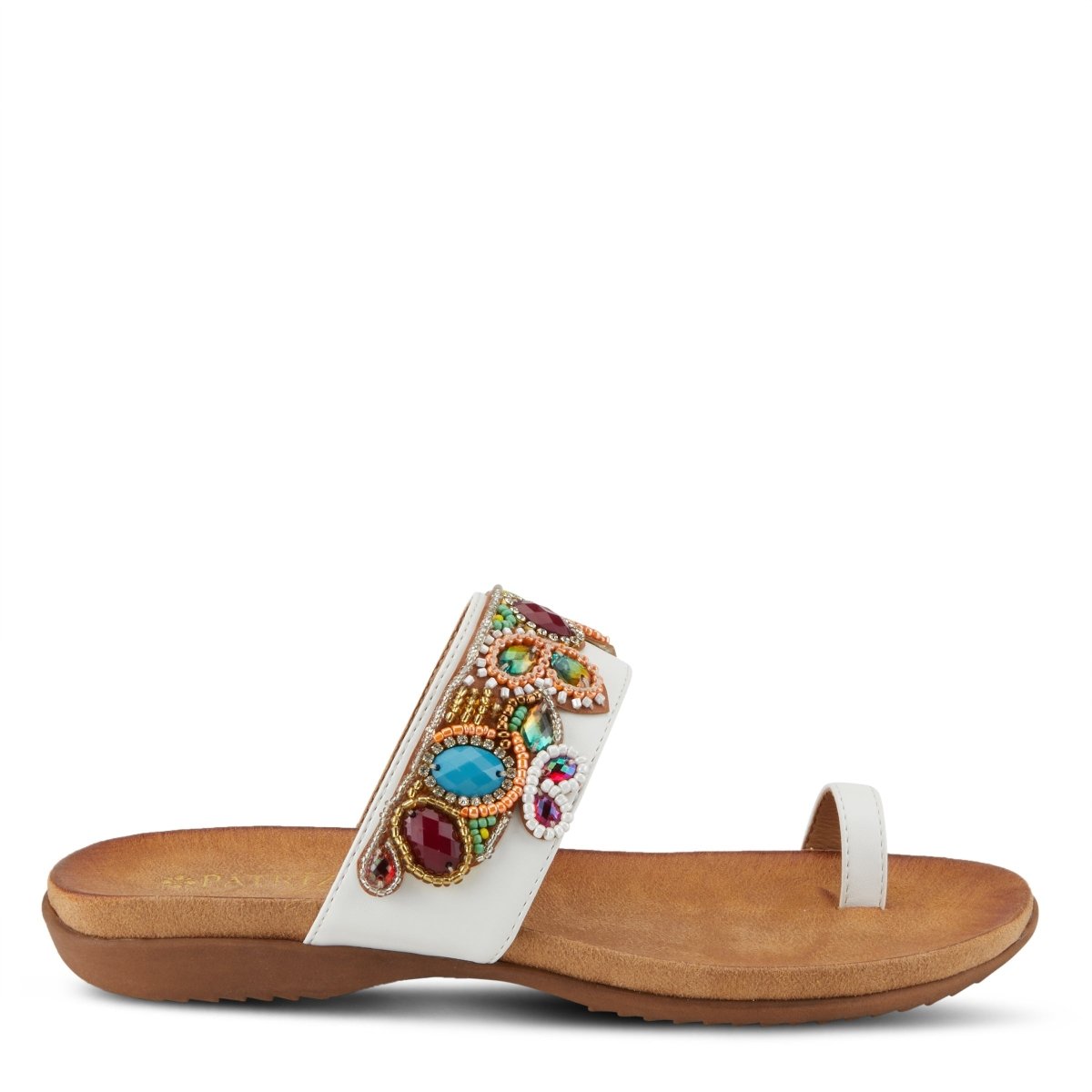 Spring Step ShoeS Patrizia Amalfi Sandals Women’s Multicolored Beaded Slide Sandals by Spring Step Shoes – Don't Panic Shoes
