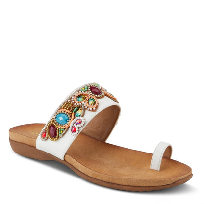 Spring Step ShoeS Patrizia Amalfi Sandals Women’s Multicolored Beaded Slide Sandals by Spring Step Shoes – Don't Panic Shoes