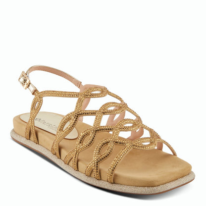 Spring Step ShoeS Patrizia Glamgloss Sandals Women’s Rhinestone Flat Sandal Dress Sandals by Spring Step Shoes – Don't Panic Shoes