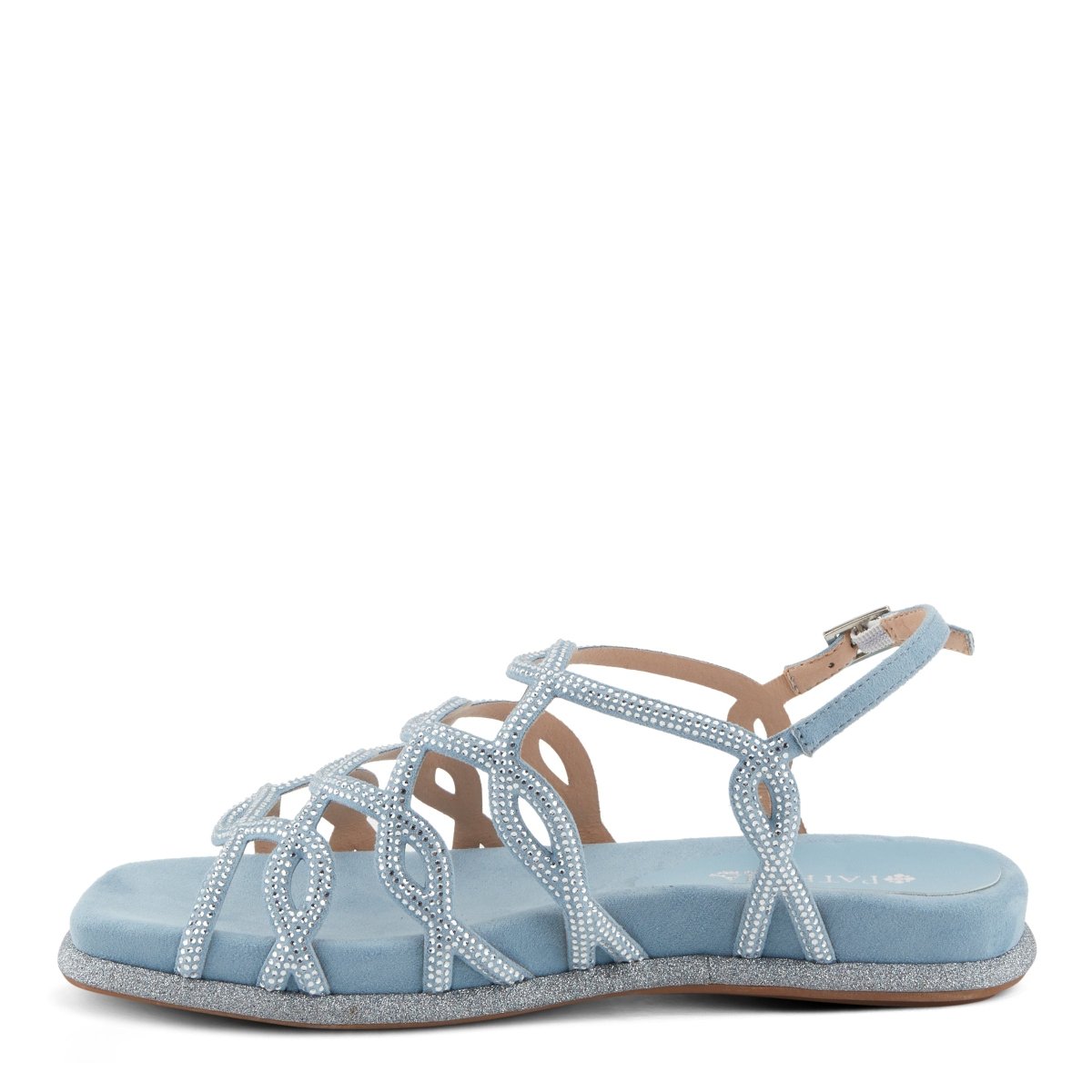 Spring Step ShoeS Patrizia Glamgloss Sandals Women’s Rhinestone Flat Sandal Dress Sandals by Spring Step Shoes – Don't Panic Shoes