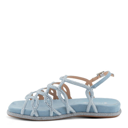 Spring Step ShoeS Patrizia Glamgloss Sandals Women’s Rhinestone Flat Sandal Dress Sandals by Spring Step Shoes – Don't Panic Shoes