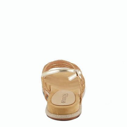 Spring Step ShoeS Patrizia Glamgloss Sandals Women’s Rhinestone Flat Sandal Dress Sandals by Spring Step Shoes – Don't Panic Shoes