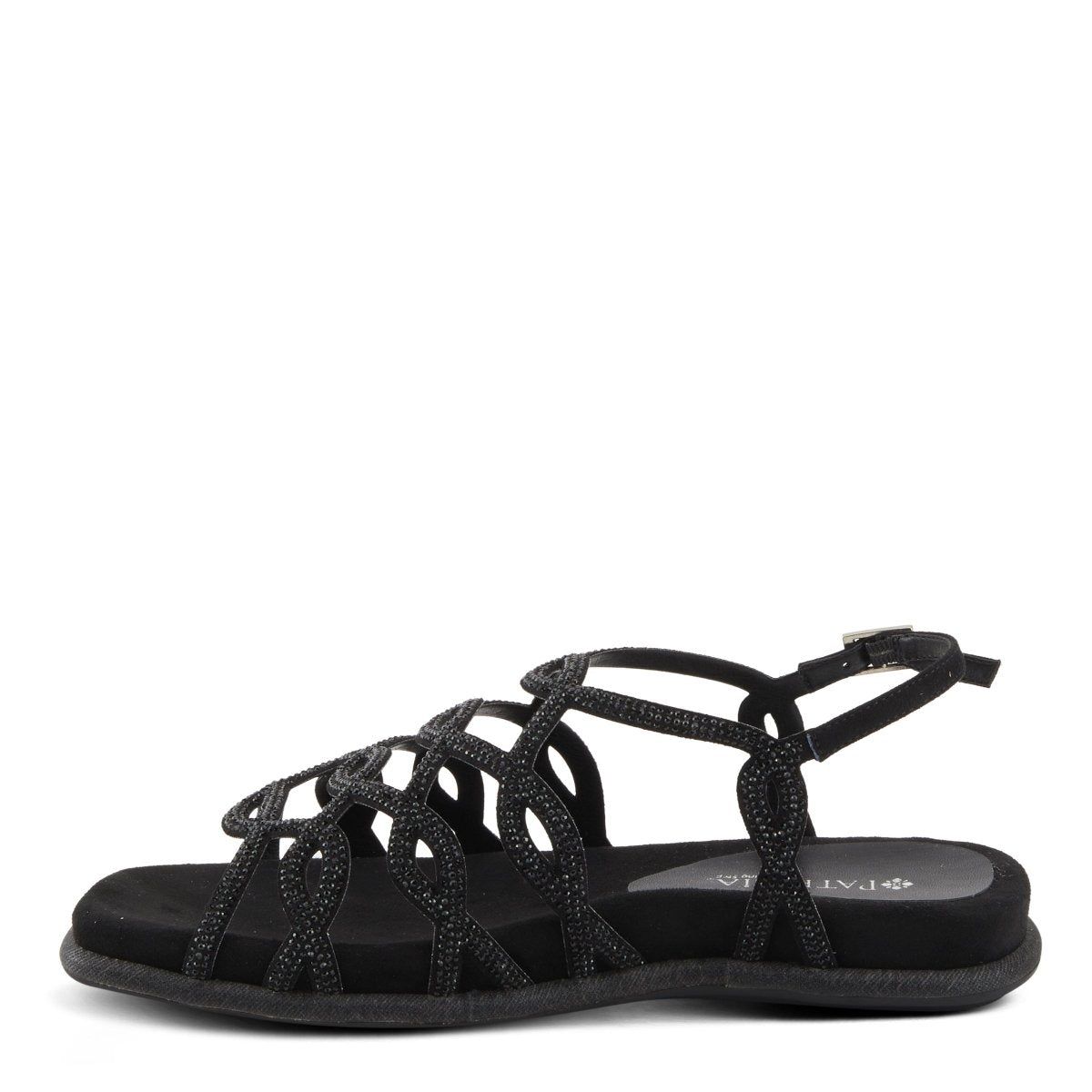 Spring Step ShoeS Patrizia Glamgloss Sandals Women’s Rhinestone Flat Sandal Dress Sandals by Spring Step Shoes – Don't Panic Shoes