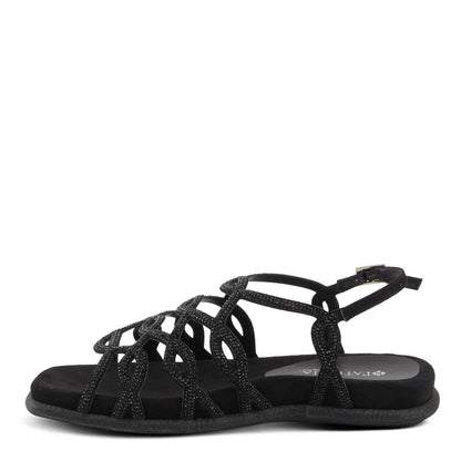 Spring Step ShoeS Patrizia Glamgloss Sandals Women’s Rhinestone Flat Sandal Dress Sandals by Spring Step Shoes – Don't Panic Shoes