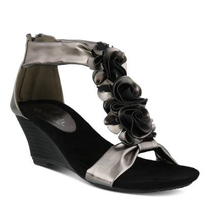 Spring Step ShoeS Patrizia Harlequin Women’s Leather Wedge Sandal Sandals by Spring Step Shoes – Don't Panic Shoes