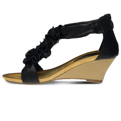 Spring Step ShoeS Patrizia Harlequin Women’s Leather Wedge Sandal Sandals by Spring Step Shoes – Don't Panic Shoes