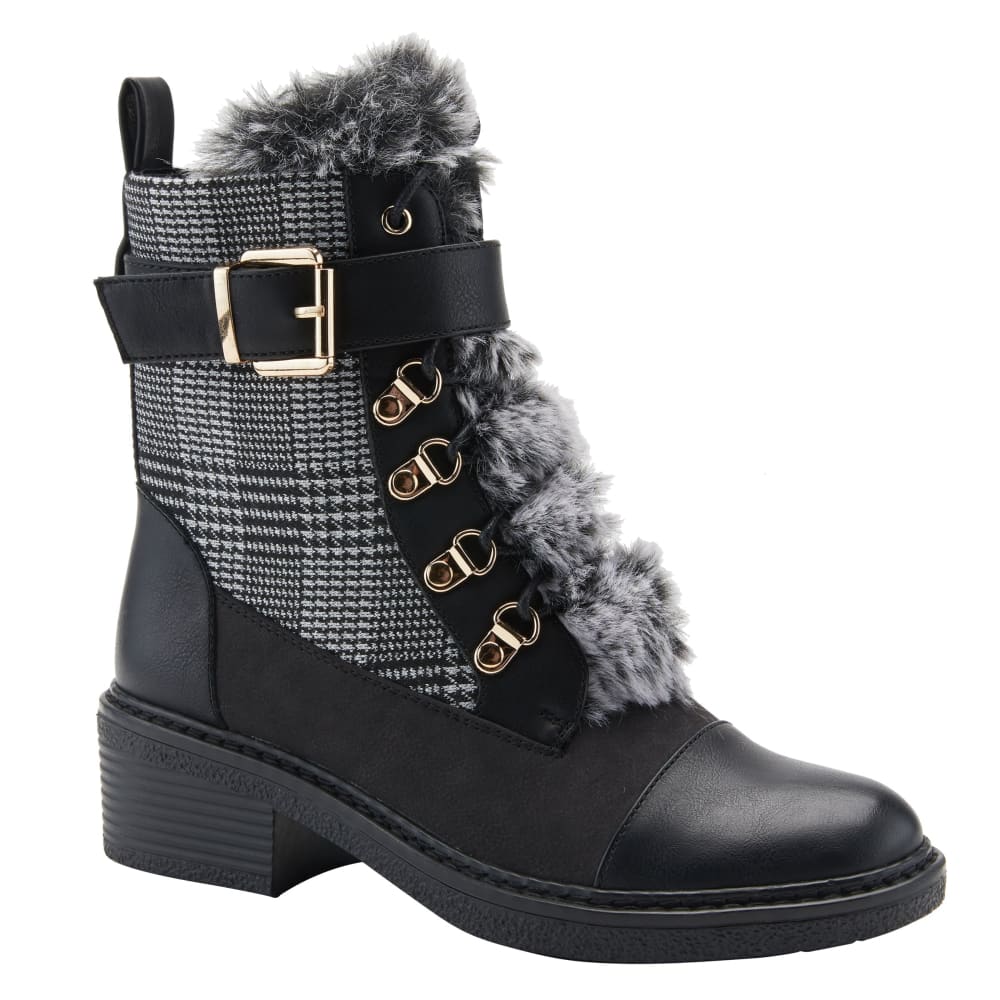 Spring Step Shoes Patrizia Hilvia Women's Multicolor Plaid Boots Shoes by Spring Step Shoes – Don't Panic Shoes