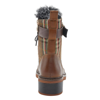 Spring Step Shoes Patrizia Hilvia Women's Multicolor Plaid Boots Shoes by Spring Step Shoes – Don't Panic Shoes