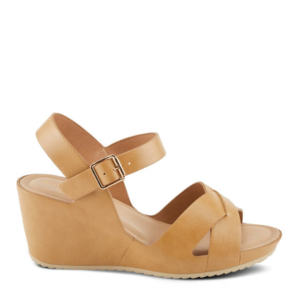 Spring Step ShoeS Patrizia Lyric Sandals Women’s Leather Wedge Strappy Casual Sandals by Spring Step Shoes – Don't Panic Shoes