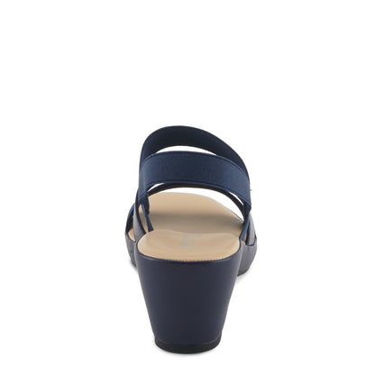 Spring Step ShoeS Patrizia Marzula Women’s Metallic Textile Sandals Slingback Casual Sandals by Spring Step Shoes – Don't Panic Shoes