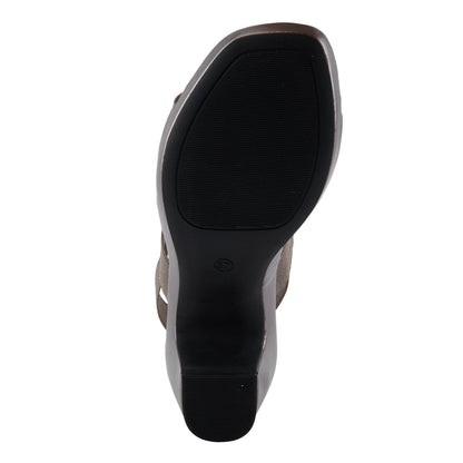 Spring Step ShoeS Patrizia Marzula Women’s Metallic Textile Sandals Slingback Casual Sandals by Spring Step Shoes – Don't Panic Shoes