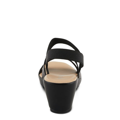 Spring Step ShoeS Patrizia Marzula Women’s Metallic Textile Sandals Slingback Casual Sandals by Spring Step Shoes – Don't Panic Shoes