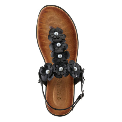 Spring Step ShoeS Patrizia Momento Women’s Thong Sandals With Flowers Sandals by Spring Step Shoes – Don't Panic Shoes