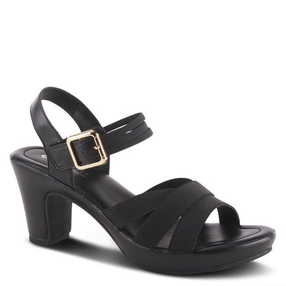 Spring Step ShoeS Patrizia Neesa Stretch Sandal Women’s Leather Comfort Heels Sandals by Spring Step Shoes – Don't Panic Shoes