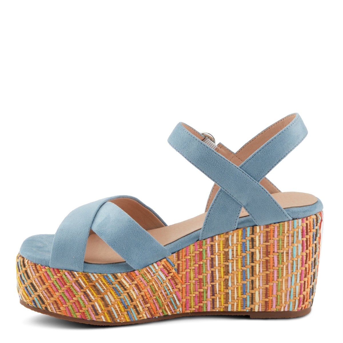 Spring Step Shoes Patrizia Rainbowfun Sandals Wedges Casual Sandals by Spring Step Shoes – Don't Panic Shoes
