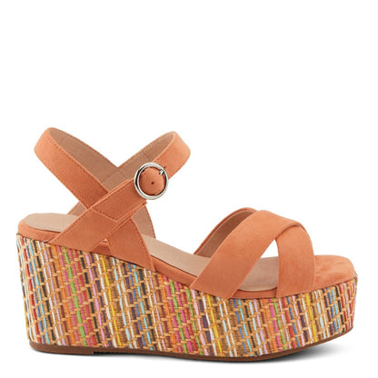 Spring Step Shoes Patrizia Rainbowfun Sandals Wedges Casual Sandals by Spring Step Shoes – Don't Panic Shoes