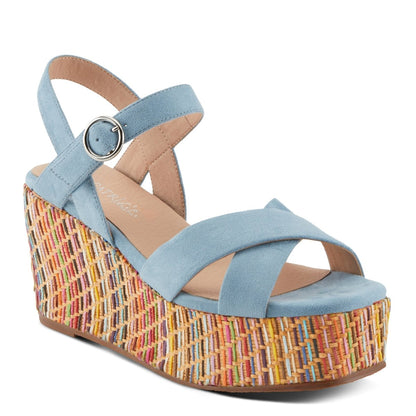 Spring Step Shoes Patrizia Rainbowfun Sandals Wedges Casual Sandals by Spring Step Shoes – Don't Panic Shoes