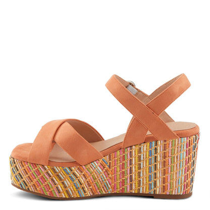 Spring Step Shoes Patrizia Rainbowfun Sandals Wedges Casual Sandals by Spring Step Shoes – Don't Panic Shoes