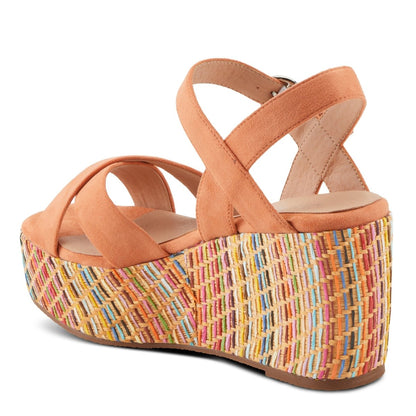 Spring Step Shoes Patrizia Rainbowfun Sandals Wedges Casual Sandals by Spring Step Shoes – Don't Panic Shoes