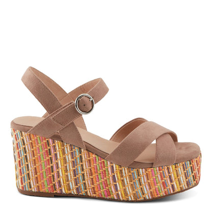 Spring Step Shoes Patrizia Rainbowfun Sandals Wedges Casual Sandals by Spring Step Shoes – Don't Panic Shoes