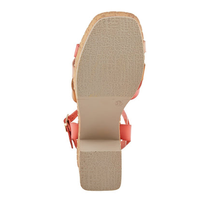 Spring Step ShoeS Patrizia Sandrine Women’s Leather Cork Platform Sandals Platform Casual Sandals by Spring Step Shoes – Don't Panic Shoes