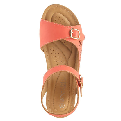 Spring Step Shoes Patrizia Shantay Sandals Women's Leather Wedge Sandals by Spring Step Shoes – Don't Panic Shoes