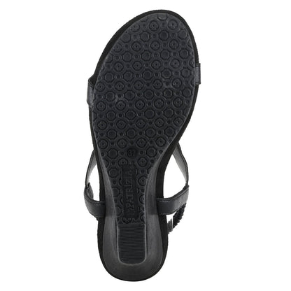 Spring Step ShoeS Patrizia Shining T Strap Sandals Women’s Wedge T - Strap Sandals by Spring Step Shoes – Don't Panic Shoes