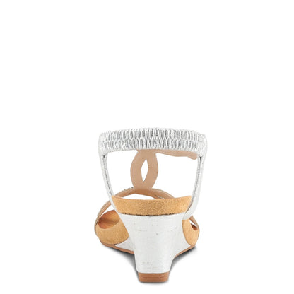 Spring Step ShoeS Patrizia Shining T Strap Sandals Women’s Wedge T - Strap Sandals by Spring Step Shoes – Don't Panic Shoes