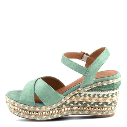 Spring Step ShoeS Patrizia Sloane Women’s Woven Suede Espadrille Sandals Sandals by Spring Step Shoes – Don't Panic Shoes