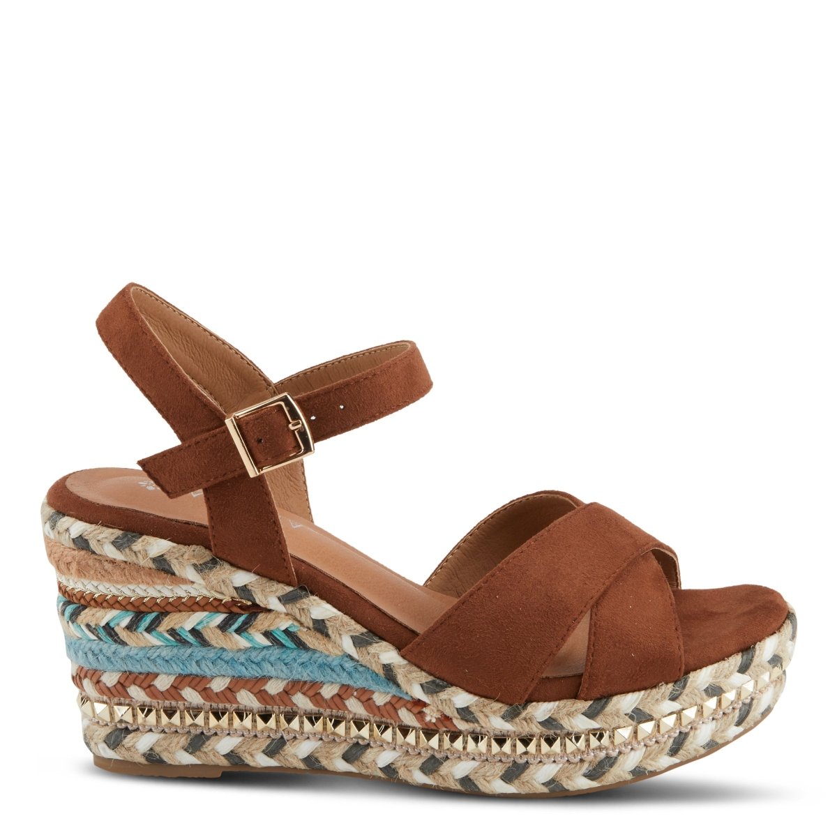 Spring Step ShoeS Patrizia Sloane Women’s Woven Suede Espadrille Sandals Sandals by Spring Step Shoes – Don't Panic Shoes
