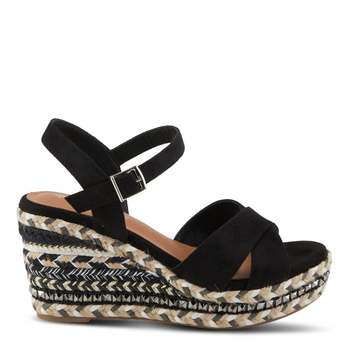 Spring Step ShoeS Patrizia Sloane Women’s Woven Suede Espadrille Sandals Sandals by Spring Step Shoes – Don't Panic Shoes