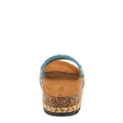 Spring Step ShoeS Patrizia Swirla Sandals Women’s Multicolor Wedge Slides Casual Sandals by Spring Step Shoes – Don't Panic Shoes