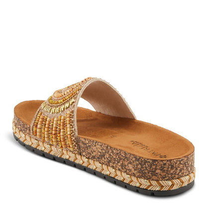 Spring Step ShoeS Patrizia Swirla Sandals Women’s Multicolor Wedge Slides Casual Sandals by Spring Step Shoes – Don't Panic Shoes