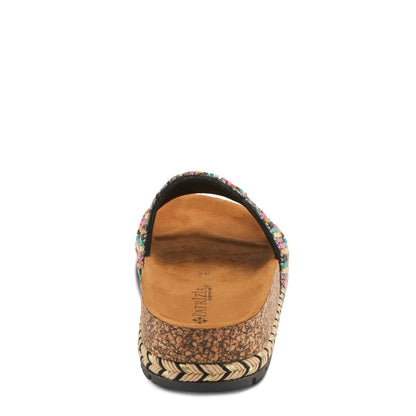 Spring Step ShoeS Patrizia Swirla Sandals Women’s Multicolor Wedge Slides Casual Sandals by Spring Step Shoes – Don't Panic Shoes