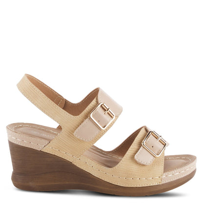 Spring Step Shoes Patrizias Tavlin Sandals Women's Wedge 2.75" Heel Sandals by Spring Step Shoes – Don't Panic Shoes