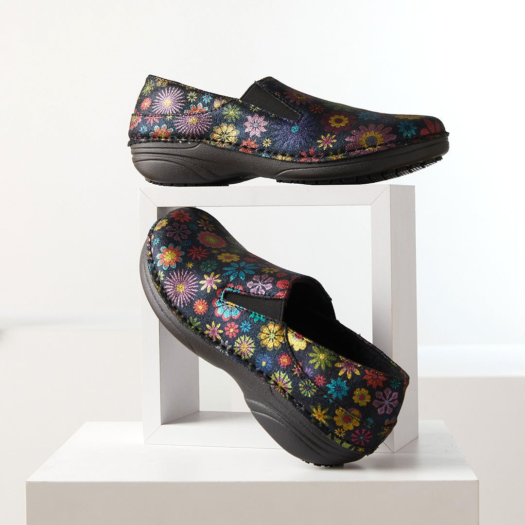 Spring Step ShoeS Professional Manila Flower Power Women’s Leather Slip On Loafer Shoes Flpwr Slip - On Shoe by Spring Step Shoes – Don't Panic Shoes