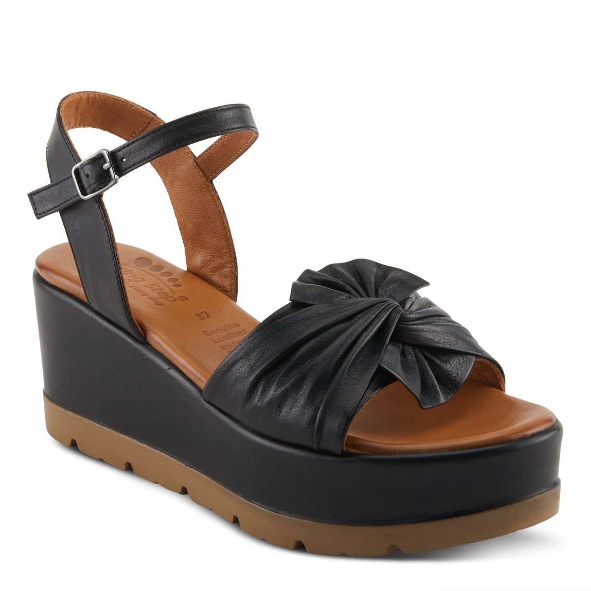 Spring Step Shoes Wakefield Women's Wedge Sandals Platform Casual Sandals by Spring Step Shoes – Don't Panic Shoes