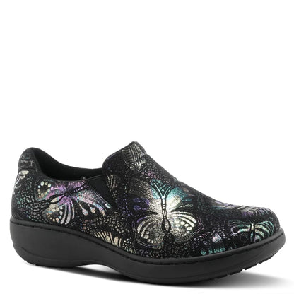 Spring Step Shoes Winfrey Flutter Women's Slip On Black Multi Shoes by Spring Step Shoes – Don't Panic Shoes