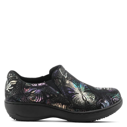 Spring Step Shoes Winfrey Flutter Women's Slip On Black Multi Shoes by Spring Step Shoes – Don't Panic Shoes