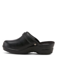 Thumbnail for Spring Step Shoes Women’s Black Leather Clogs