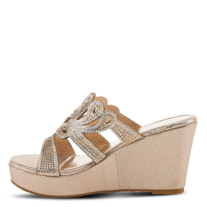 Spring Step Shoes Women's Crystal Slide Sandals Shoes by Spring Step Shoes – Don't Panic Shoes