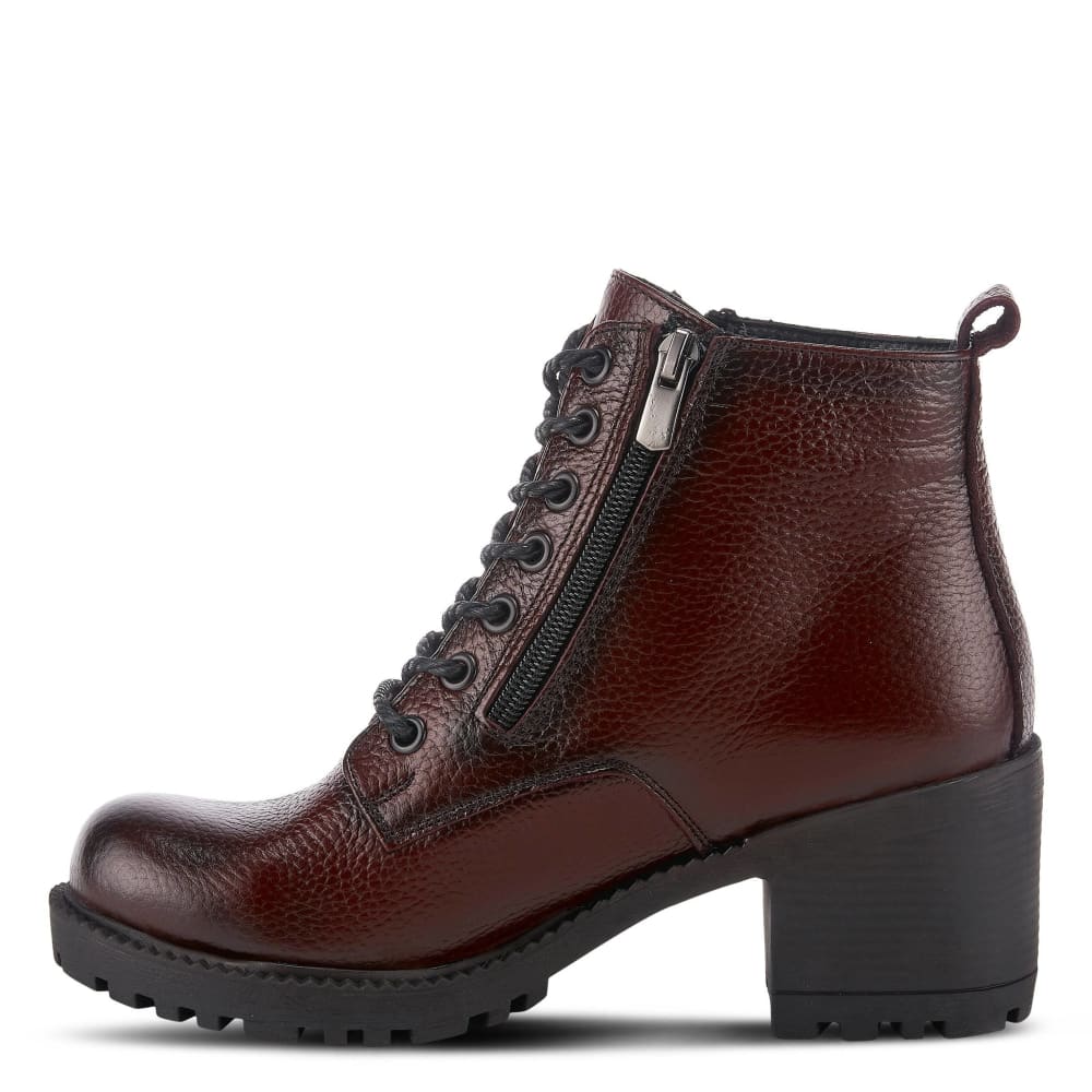 Spring Step Shoes Yaritza Women's Utility Inspired Design Pebbled Leather Boots Shoes by Spring Step Shoes – Don't Panic Shoes
