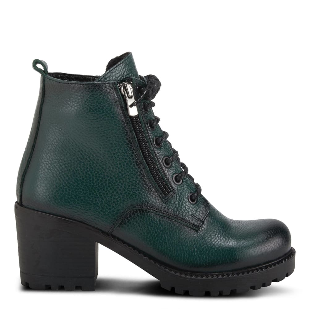 Spring Step Shoes Yaritza Women's Utility Inspired Design Pebbled Leather Boots Shoes by Spring Step Shoes – Don't Panic Shoes