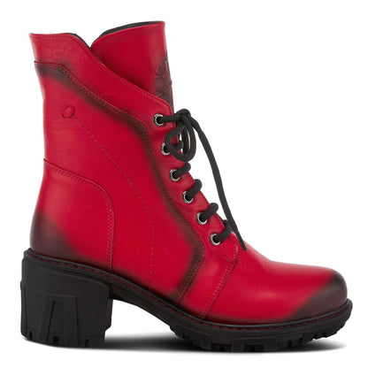 Spring Step Shoes Yoku Leather Floral Boots Shoes by Spring Step Shoes – Don't Panic Shoes